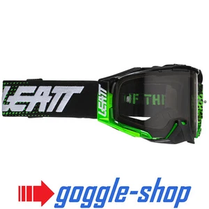 LEATT VELOCITY 6.5 MOTOCROSS MX BRILLE - NEON LIME GREEN / LIGHT GREY LENS - Bild 1 von 2