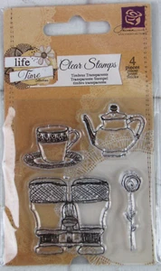 Prima Clear Acrylic Stamps, Life Time Clear Stamps, 4 pcs, 563165 - Picture 1 of 2