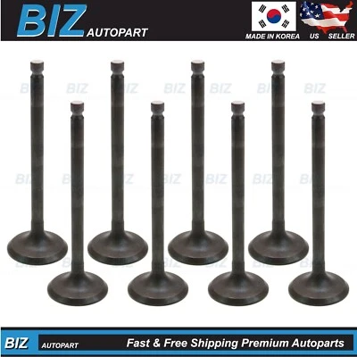 8X Engine Intake Valves for 2001-2011 Hyundai Accent Kia Rio 1.6L # 22211-26600 - Image 1 of 4