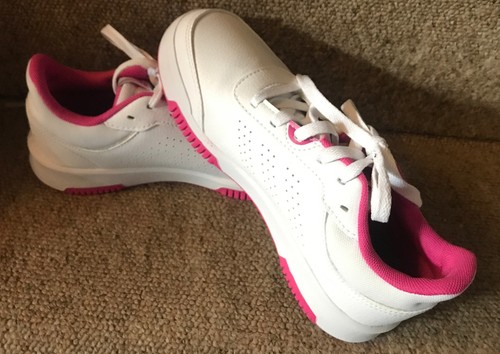 Scarpe allenamento ragazze Adidas Tensaur Sport 2.0 K GW6438 bianche taglia 5 UK