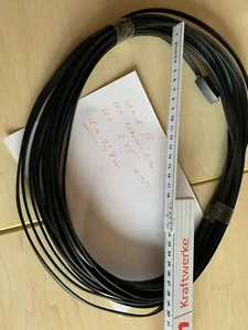 Telefonkabel 12,50m TAE-F Stecker RJ11   / rj11 auf rj45, schwarz - Bild 1 von 4