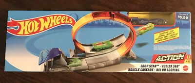 Hot Wheels Loop Star Playset Includes 1 Blue Vehicle NIB - Image 1 of 3