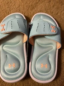 Under Armour Ignite IX Grade School Kids' Slide Sandals Size 12K or 13K Mint Grn - Picture 1 of 6