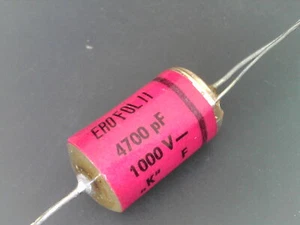 1 pc NOS Roederstein EROFOL II 0,047uF 4,7nF 4700pF 1000V- HQ CAP - Picture 1 of 3
