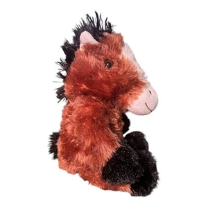 Goffa International 15” Brown Horse Plush W/ Black Mane Soft Stuffed Animal - Bild 1 von 4