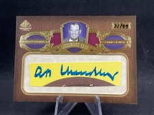 2007 UPPER DECK SP LEGENDARY CUTS HAPPY CHANDLER #AH CUT SIGNATURE AUTO 31/44