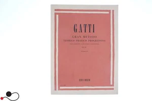 SPARTITO RICORDI GATTI GRAN METODO TEORICO PRATICO PROGRESSIVO PER CORNETTA - Imagen 1 de 2