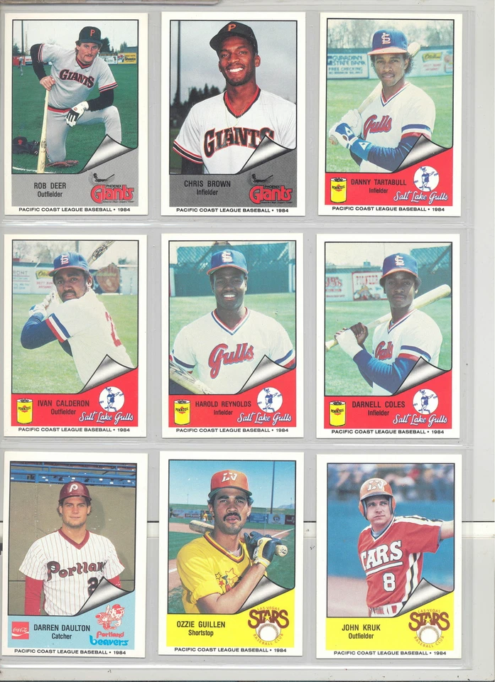 1984 Cramer Pacific Coast League Minor League Baseball Cards 1-250 You Pick! - Image 1 of 1