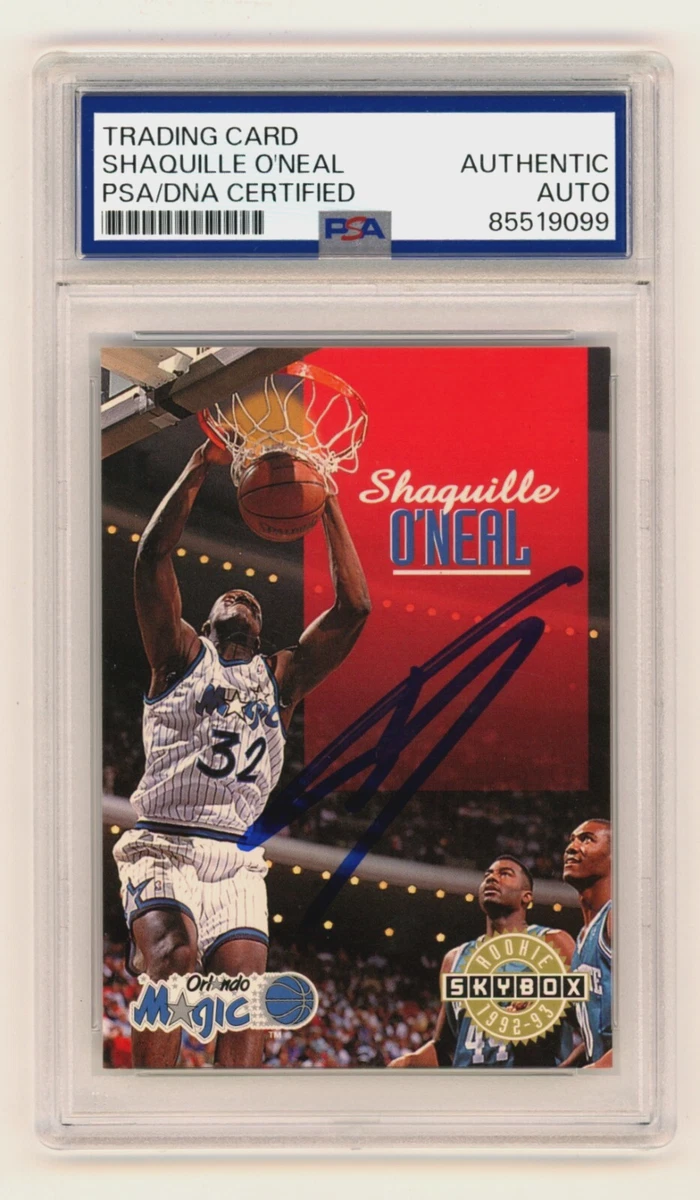 SkyBox Shaquille O'Neal Autographed Basketball Trading Cards