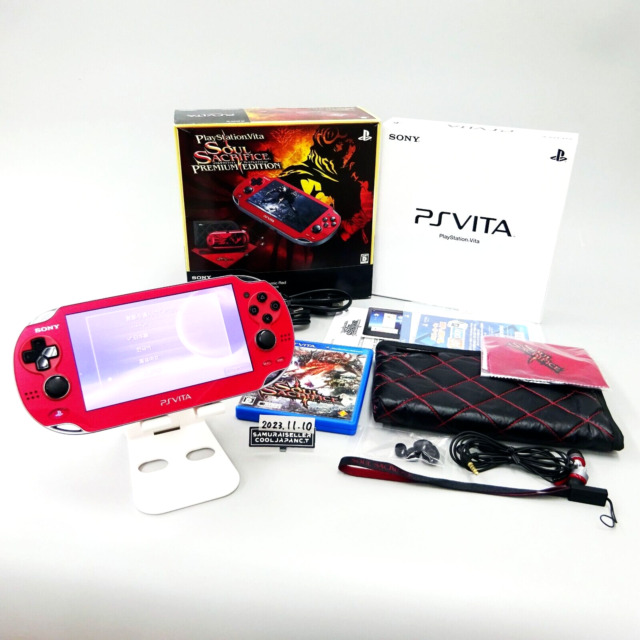 Consola de juegos Sony PlayStation PS Vita Value Pack modelo Wi-Fi  rojo/negro usado