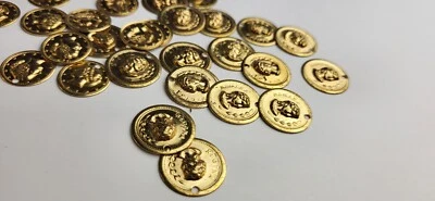 Gold Tone Cameo Sequins Paillettes Spangles for Sewing & Crafts  - Image 1 of 4