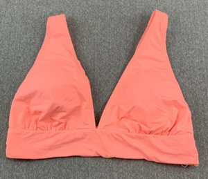 Yonique Bikini Swimsuit Top Womens Size L Peachy Pink Soft Cup Wider Strap Beach - Picture 1 of 14
