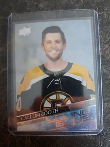 2020-21 Upper Deck Extended Series Young Guns Callum Booth YG RC Card# 704 - Picture 1 of 2
