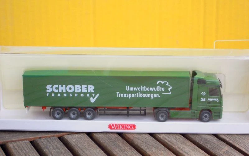 WIKING 5381141 Rimorchio MB Actros Facelift Schober TOP, # In OVP - Immagine 1 di 1
