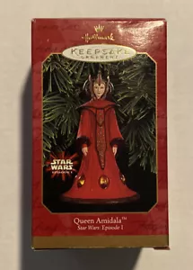 HALLMARK KEEPSAKE ORNAMENT 1999 STAR WARS EPISODE 1 ~QUEEN AMADALA~ NIB B36 - Picture 1 of 7