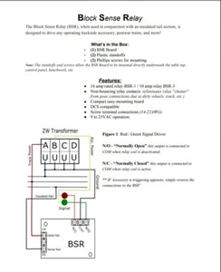 Block Sense Relay BSR-1 O scale (1:48) Block Detector (Lionel, MTH, Gargraves) - Picture 1 of 2