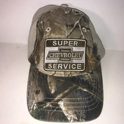 Chevrolet - Super Service - Camuflaje - Sombrero Ajustable - Camuflaje Verde Bordado Foto 1 de 4