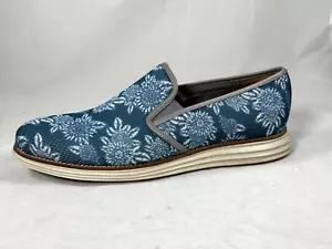 Nuovo COLE HAAN Lunargrand Two Gore slip on stampa tropicale uomo 10 1/2 m - Foto 1 di 6
