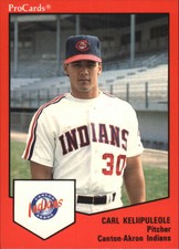 1989 Canton-Akron Indians ProCards #1300 Carl Keliipuleole