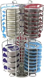 48 Coffee Pod Tassimo Capsule Holder Dispenser Stainless Steel Stand Rack Tower - Picture 1 of 1