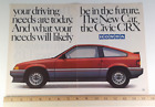 1983 HONDA CIVIC CRX  ORIGINAL 2 PAGE AD