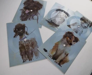 5 x KEN DODD Tears POSTCARD FLEXI DISC bizarre flexi 1965 great DOGS Grabianski - Picture 1 of 7