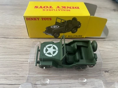 DINKY TOYS JEEP militaire US ARMY n°24 M neuf Edition Atlas Made in China - Photo 1/4