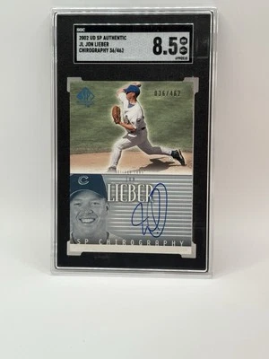 2002 UD SP AUTHENTIC JL JON LIEBER CHIROGRAPHY 36/462 SGC 8.5 - Imagem 1 de 2