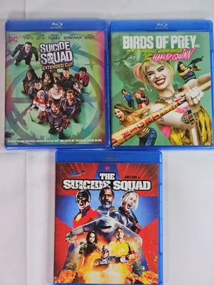 Suicide Squad Bluray Lot Of 3 Movies Foto 1 de 3