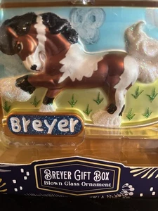 Breyer Sonderedition mundgeblasenes Glas Clydesdale Ornament - Bild 1 von 4