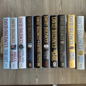 Posten von 10 David Baldacci Thriller Hardcover Büchern - Der Hit, König und Maxwell, - Bild 1 von 11