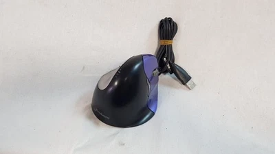 Evoluent verticalmouse 4 small Wired Right Handed Vertical Mouse Black/Purple - Image 1 of 4