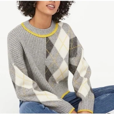 Pringle of Scotland x H&M Argyle Knit Sweater. Size Small - Image 1 of 4