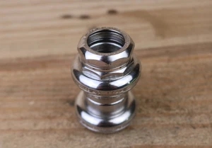 Campagnolo Nuovo Record Strada 1039 Chrome 1" Headset Vintage Retro Steel Bike - Picture 1 of 8