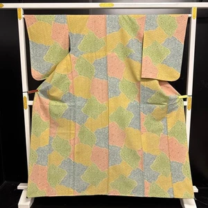 Kimono Japonés 9104 Single Komon Buen Estado - Imagen 1 de 10