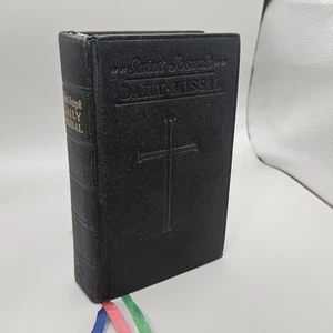 1957 Saint Joseph Daily Missal Confraternity Version Catholic Church Prayers - Picture 1 of 10
