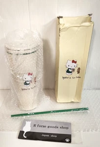Hello Kitty Starbucks 50th Anniversary Tumbler Stainless Steel 473ml NO Box F/S - Picture 1 of 10