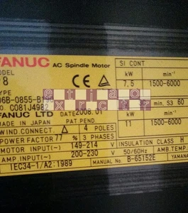 NEW ONE FANUC A06B-0855-B190 A06B0855B190 servo motor - Picture 1 of 1