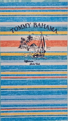 Tommy Bahama Extra Large Beach Towel Yacht - 100% Cotton - 101cm x 177cm — 第 1/4 张图片