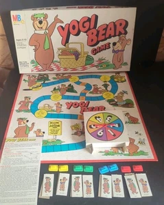 1980 Yogi Bear Board Game Milton Bradley 4005 100% Complete Vintage - Picture 1 of 9