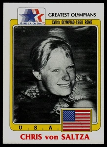 1983 Topps Greatest Olympians #47a Chris von Saltza USA - Picture 1 of 2