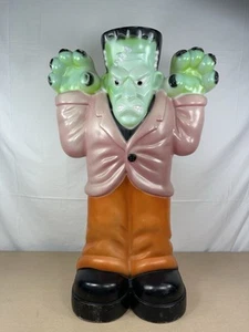 Vintage Empire Frankenstein Blow Mold 36" Plastic Halloween Yard Ornament - Picture 1 of 22