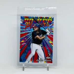 Topps Chrome 2025 - Power Players James Wood #PP-19 (RC) Washington Nationals - Imagen 1 de 2