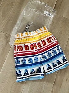 NWT! Toddler Boys Hanna Andersson Disney Star Wars Shorts Size 100 4 - Picture 1 of 4