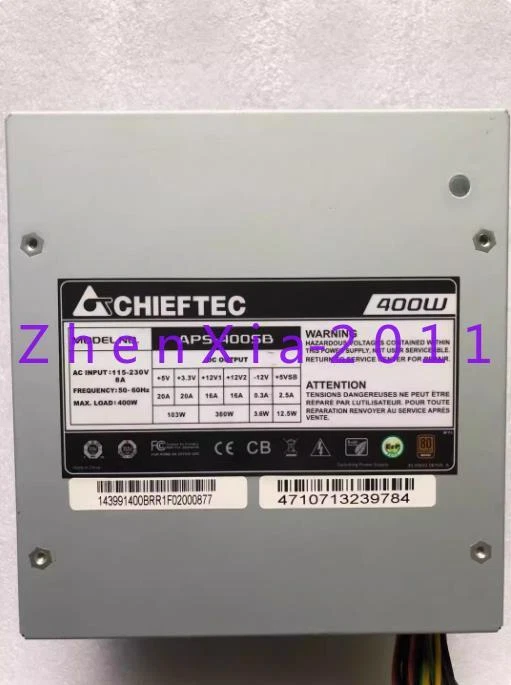 1PC Used CHIEFTEC APS-400SB 400W Power source - Изображение 1 из 1