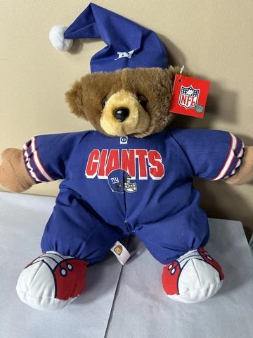 NFL Pajama Teddybear New York Giants NWT Cover