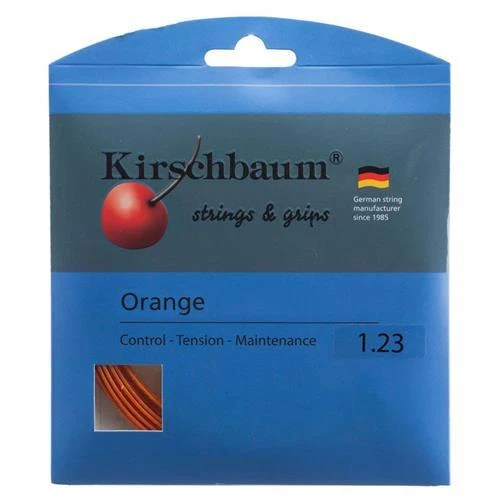 Kirschbaum Super Smash Orange 17 1.23mm Tennis Strings Set - Image 1 of 1