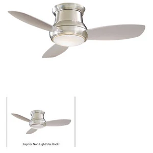 Minka Aire F518L-BN Concept II 44 in. LED Indoor Brushed Nickel Ceiling Fan - Picture 1 of 6