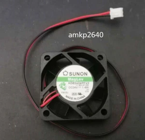 For SUNON KDE2404PFV2 4010 4CM 24V 1.4W 2pin Maglev cooling fan 40X40X10MM #am - Picture 1 of 4