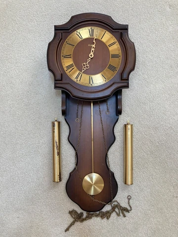 Vintage Hermle Germany 8 Day Wall Clock Cover